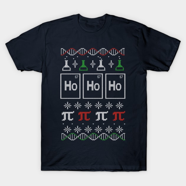 Science Christmas - Pi Number - Geeky Santa T-Shirt by BlancaVidal